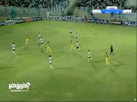 گل اول سپاهان به ملوان توسط آریا یوسفی 