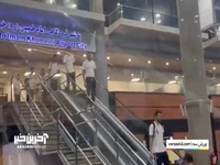 ورود تیم ملی بسکتبال پس از کسب مدال برنز مسابقات آسیایی