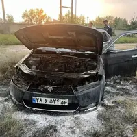 جزییات آتش‌سوزی خودروی دروازه‌بان داماش