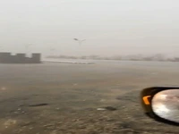 طوفان تگرگ و بارندگی شدید در عربستان