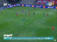 موقعیت گلزنی برای تراکتور که توپ به اشترکالی نرسید