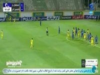گل اول شمس آذر توسط مهدی محمدی در دقیقه 72