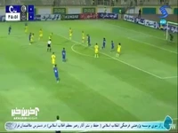 گل اول استقلال خوزستان به شمس آذر قزوین توسط حمزه احمدی
