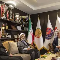 حضور دبیر شورای عالی انقلاب فرهنگی در فدراسیون بولینگ و بیلیارد