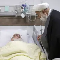 رئیس دفتر رهبر انقلاب از آیت‌الله نوری همدانی عیادت کرد