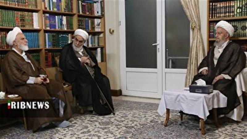 دیدار رئیس دفتر رهبر معظم انقلاب اسلامی با مراجع معظم تقلید