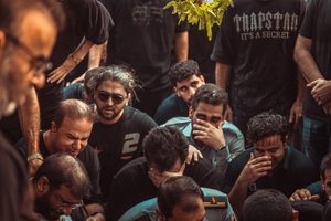 عکس/ تشییع آتش‌نشان فداکار در کنگان