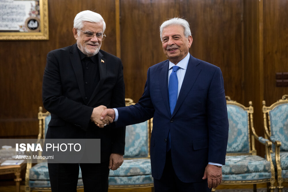 عکس/ دیدار وزیر امنیت غذایی و تحقیقات ملی پاکستان با معاون اول رئیس جمهور