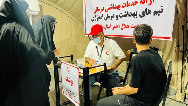 ارائه خدمات هلال احمر به ۵۱۸ هزار زائر اربعینی مرز مهران