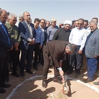 عملیات اجرایی نیروگاه خورشیدی هفت مگاواتی فراهان آغاز شد