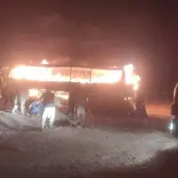 جان‌باختن ۸۵ مهاجر افغانستانی در حادثه آتش‌سوزی اتوبوس در هرات