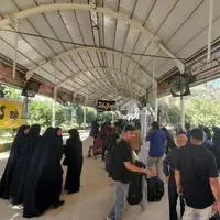جابه‌جایی بیش از ۳۱ هزار زائر اربعین از مرز خسروی با حمل‌ونقل کرمانشاه