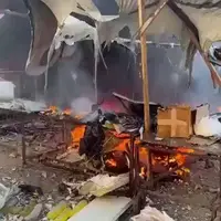 حمله هوایی اسرائیل به چادر آوارگان در غزه