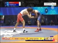 مهدی یوسفی در وزن 79kg کشتی آزاد به مدال طلا رسید