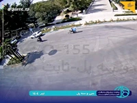 برخورد شدید 2 دستگاه موتورسیکلت در اصفهان