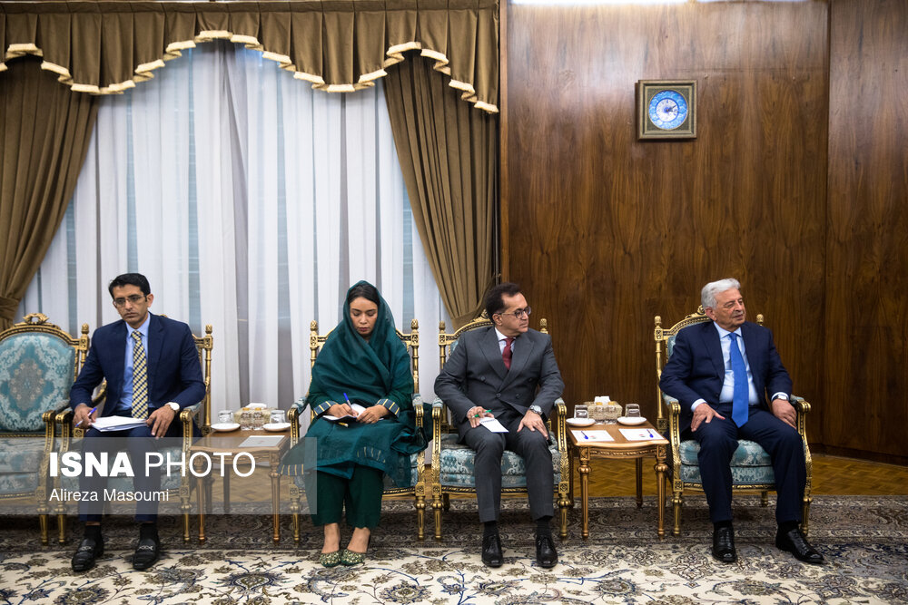 عکس/ دیدار وزیر امنیت غذایی و تحقیقات ملی پاکستان با معاون اول رئیس جمهور