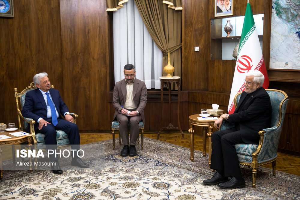 عکس/ دیدار وزیر امنیت غذایی و تحقیقات ملی پاکستان با معاون اول رئیس جمهور