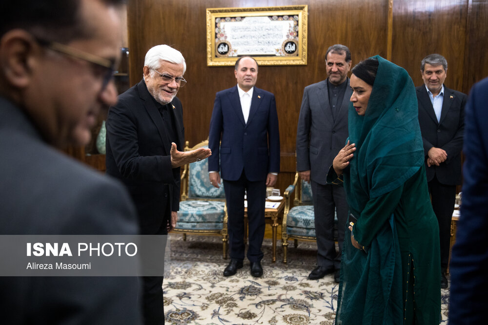 عکس/ دیدار وزیر امنیت غذایی و تحقیقات ملی پاکستان با معاون اول رئیس جمهور