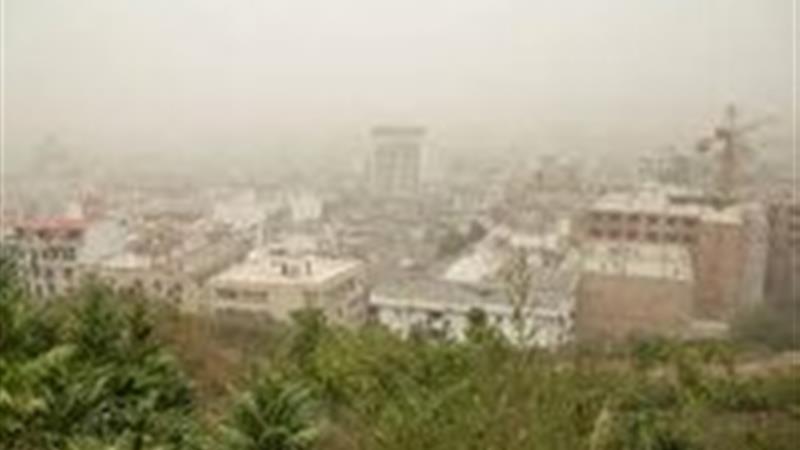نفوذ گردوخاک به استان و کاهش کیفیت هوا
