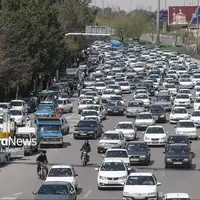 ترافیک سنگین در محور‌های منتهی به حرم رضوی و ورودی‌های مشهد