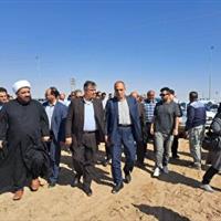 بازدید استاندار مرکزی از شهرستان فراهان