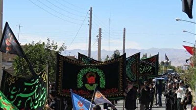 حرکت کاروان غم در ایام شهادت سه گوهر تابناک