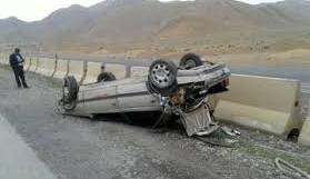 جانباختن ۲ نفر بر اثر واژگونی پژو