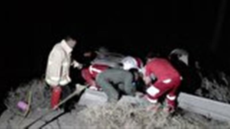 یک فوتی و مصدوم در واژگونی خودروی سواری در آزادراه زنجان_ تبریز