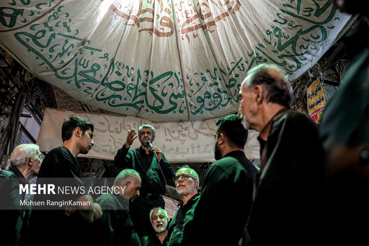  عزاداری روز بیست و هشتم ماه صفر در بازار تهران