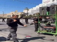 دسته‌های عزاداری در مشهد به مناسبت شهادت امام رضا(ع)