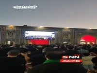 حال و هوای زائران حرم رضوی در شب رحلت رسول اکرم(ص) و شهادت امام حسن مجتبی(ع)