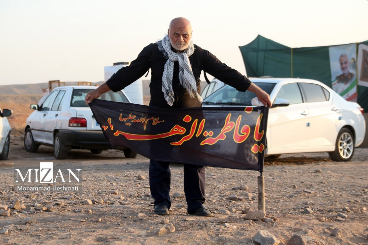 عکس/ جلوه هایی از مسیرهای زائران پیاده امام هشتم(ع)