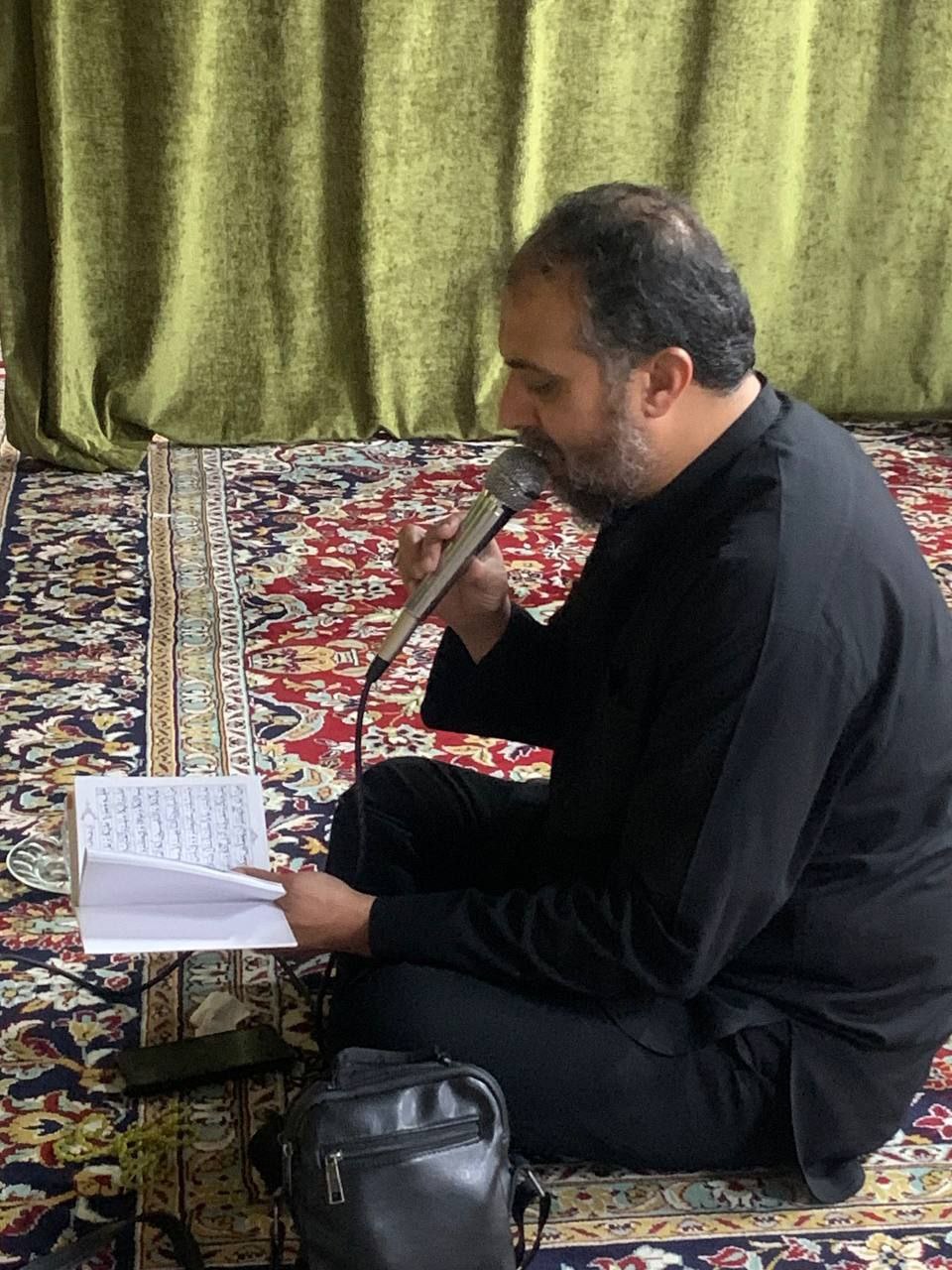 قرار با شهدا در آستانه شهادت امام مهربانی‌ها، در جوار مزار شهدای بهشت رضا(ع) مشهد