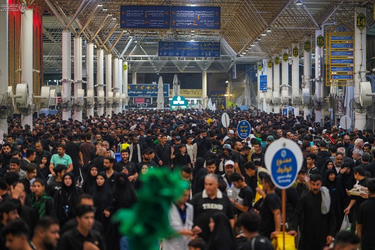 اجتماع میلیونی عزاداران نبوی در جوار حرم مطهر علوی