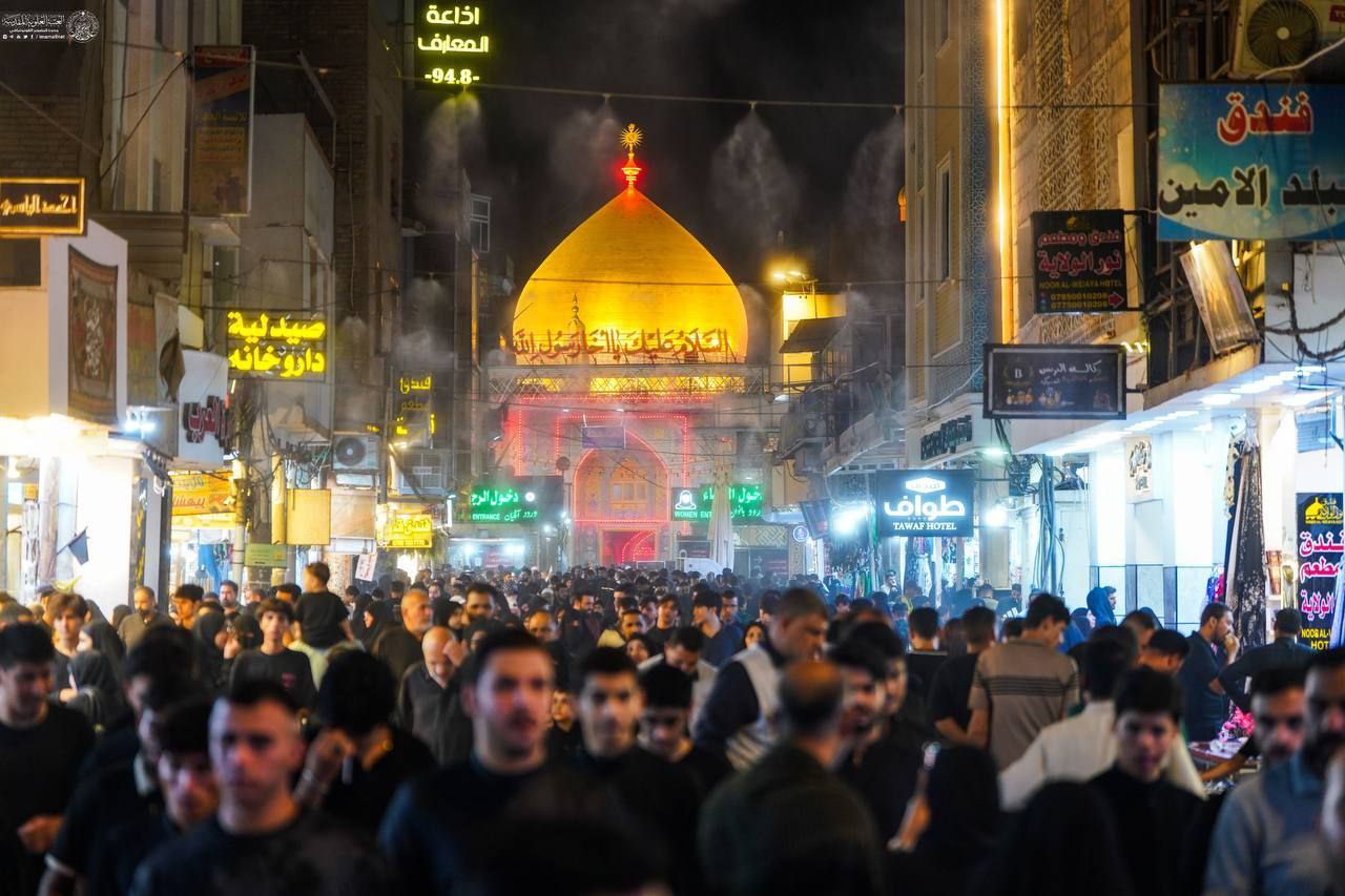 اجتماع میلیونی عزاداران نبوی در جوار حرم مطهر علوی