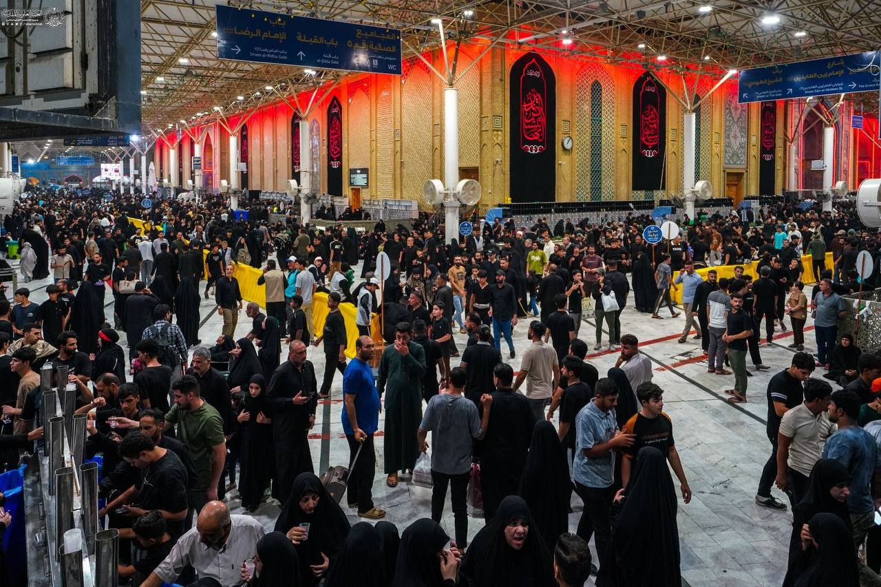 اجتماع میلیونی عزاداران نبوی در جوار حرم مطهر علوی