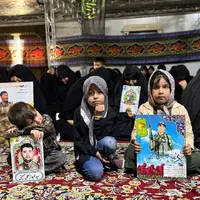 قرار با شهدا در آستانه شهادت امام مهربانی‌ها، در جوار مزار شهدای بهشت رضا(ع) مشهد