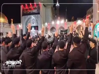 عزاداری سنتی هیئات تبریزی در حرم رضوی