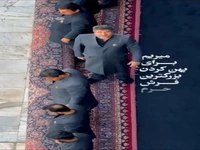 بزرگترین فرش حرم امام رضا(ع) پهن شد