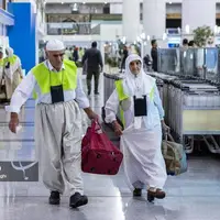 عکس/ اعزام اولین گروه زائران عمره ۱۴۰۴