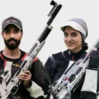 تیم میکس تفنگ ۱۰ متر ایران چهارم شد