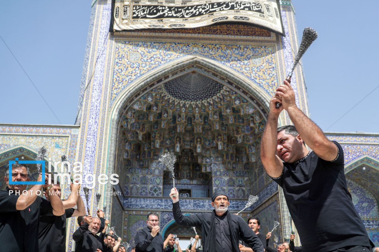 عکس/ ​​​​​​​عزاداری ۲۸ صفر در حرم امام رضا (ع) 