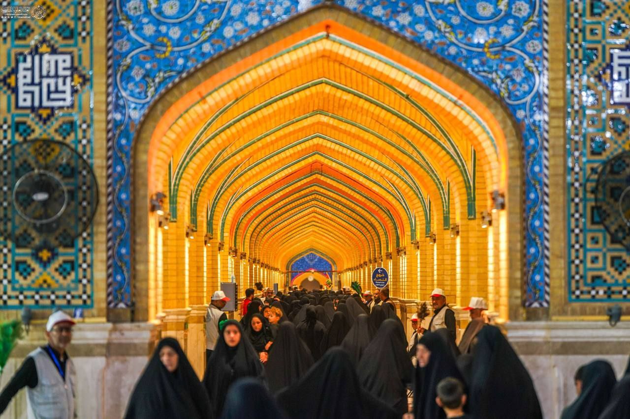 اجتماع میلیونی عزاداران نبوی در جوار حرم مطهر علوی