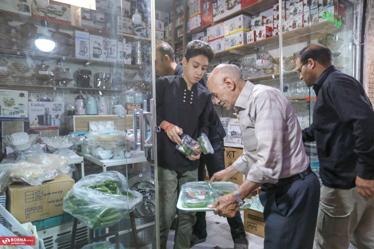 مراسم سوگواری در بازار تاریخی اراک 