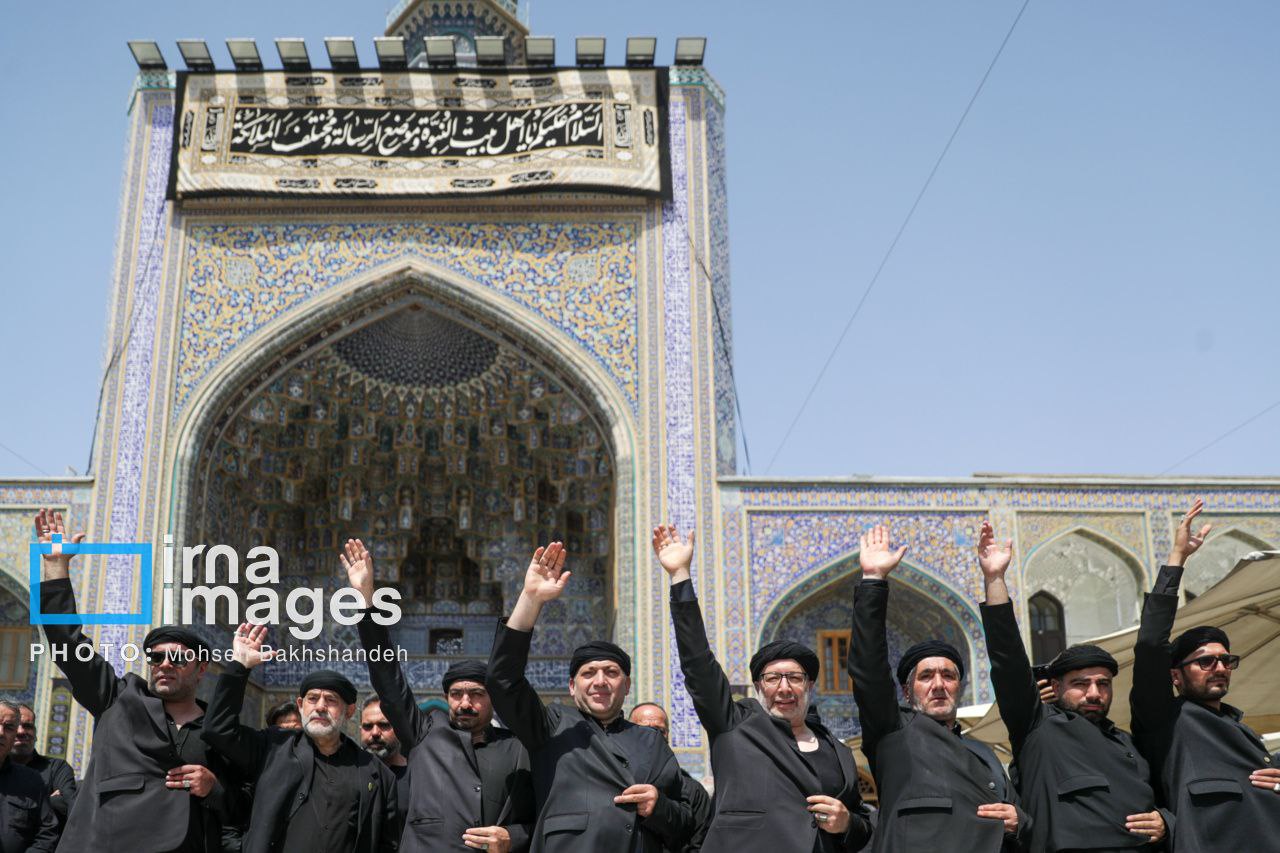 عکس/ ​​​​​​​عزاداری ۲۸ صفر در حرم امام رضا (ع) 