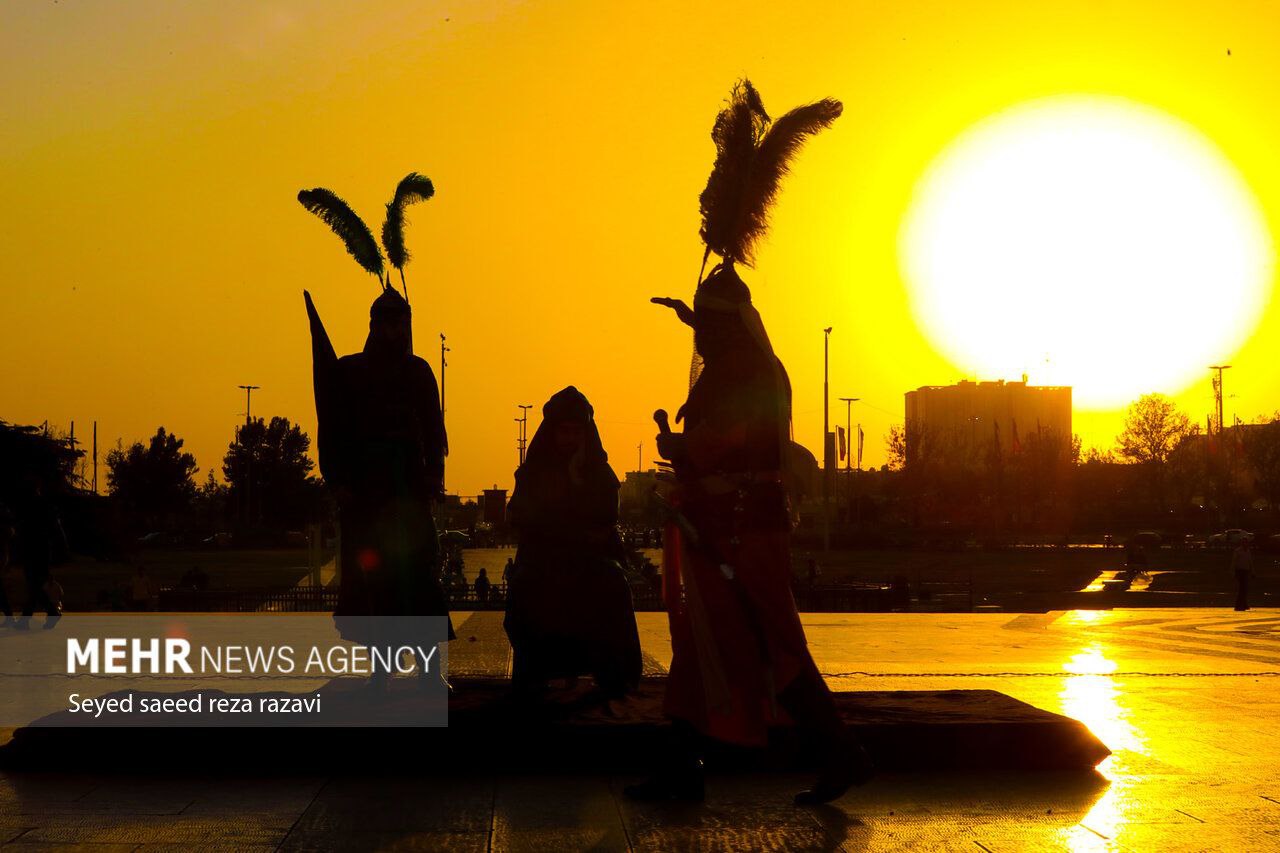 مراسم تعزیه‌خوانی حضرت سیدالشهدا(ع) در امتداد رویداد «سوگ سرو»