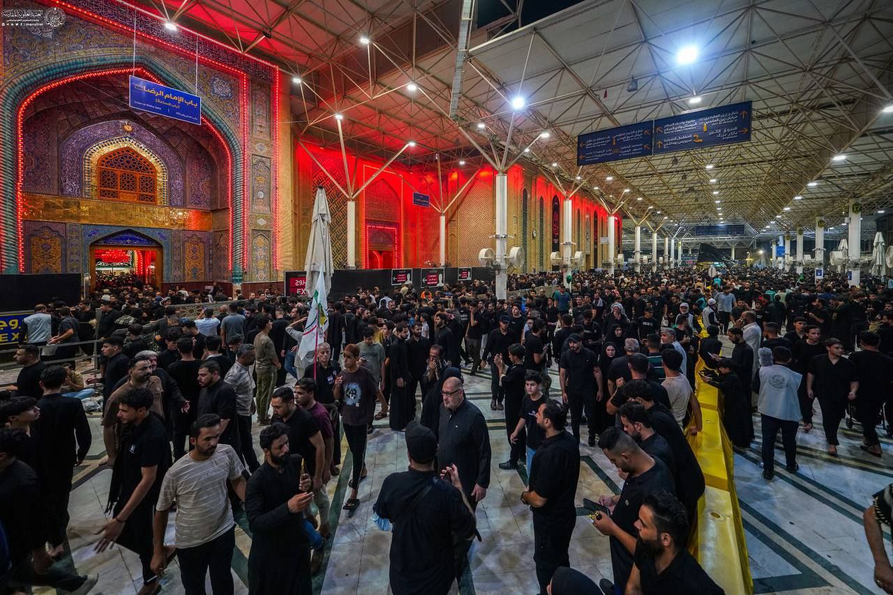 اجتماع میلیونی عزاداران نبوی در جوار حرم مطهر علوی