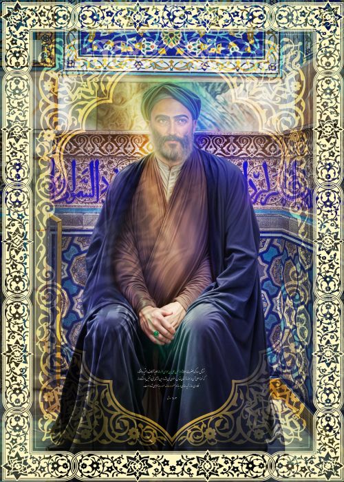 عکس/ تمثال مبارک حضرت علی‌بن‌موسی‌الرضا علیه‌السلام در موزه آستان قدس