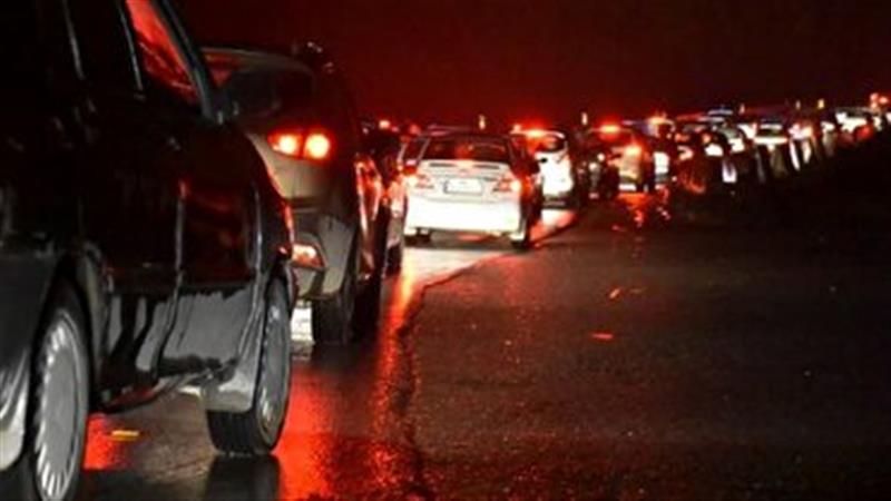 ترافیک شبانه سنگین در جادههای سمنان