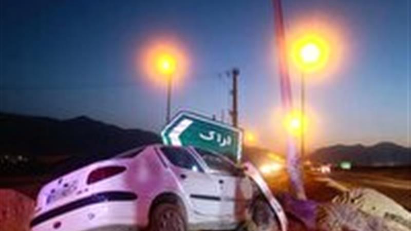 مصدومیت سرنشینان دو خودرو سواری